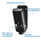 Tork S4 Dispenser Sbe og Hnddesinfektion, Skum, Flydende og Gel Refills, Sort
