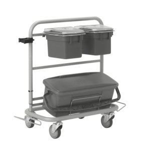 Vikan Slimliner rengringsvogn, 40 cm, Gr