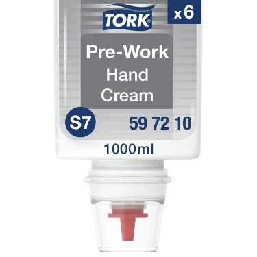 Tork Industri Pre-Work H�ndcreme S7, Sk�nsom mod Huden, 6 x 1000 ml, 597210