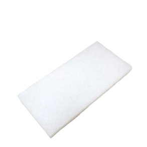 Skurenylon, hvid, jumbopad til holder