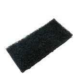 Skurenylon, sort, jumbopad til holder