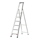 Trappestige Pro Alu, m/bakke, 3-6 trin