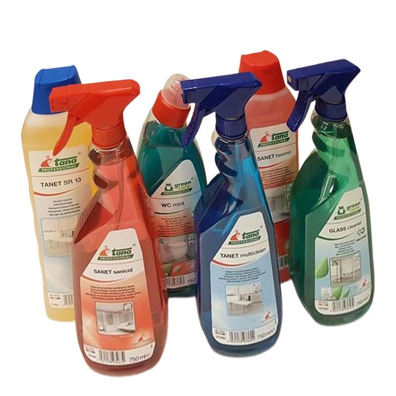 Tana Rengøringspakke - 6 rengøringsmidler
