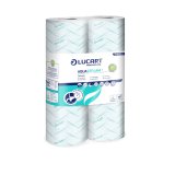 Lucart Toiletpapir Aquastream 1, 2-lags, L22mxB11cm, Nyfiber Hvid, 72 rl. (811B66J)