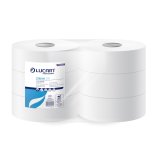 Lucart Toiletpapir Maxi Jumbo, L270mx�245mm, 2-lag Nyfiber Hvid, 6 rl. (812157)