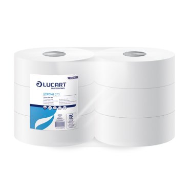 Lucart Toiletpapir Maxi Jumbo, L270mx�245mm, 2-lag Nyfiber Hvid, 6 rl. (812157)