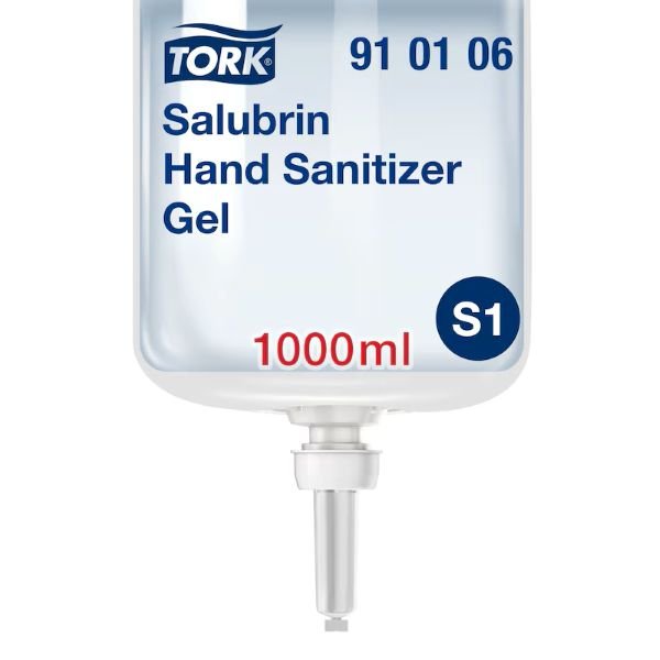 Tork Salubrin H�nddesinfektion 1L, Gel, S1, 910106