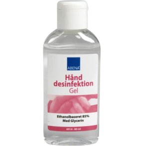 H�nddesinfektion gel 80ml. - 1 stk.