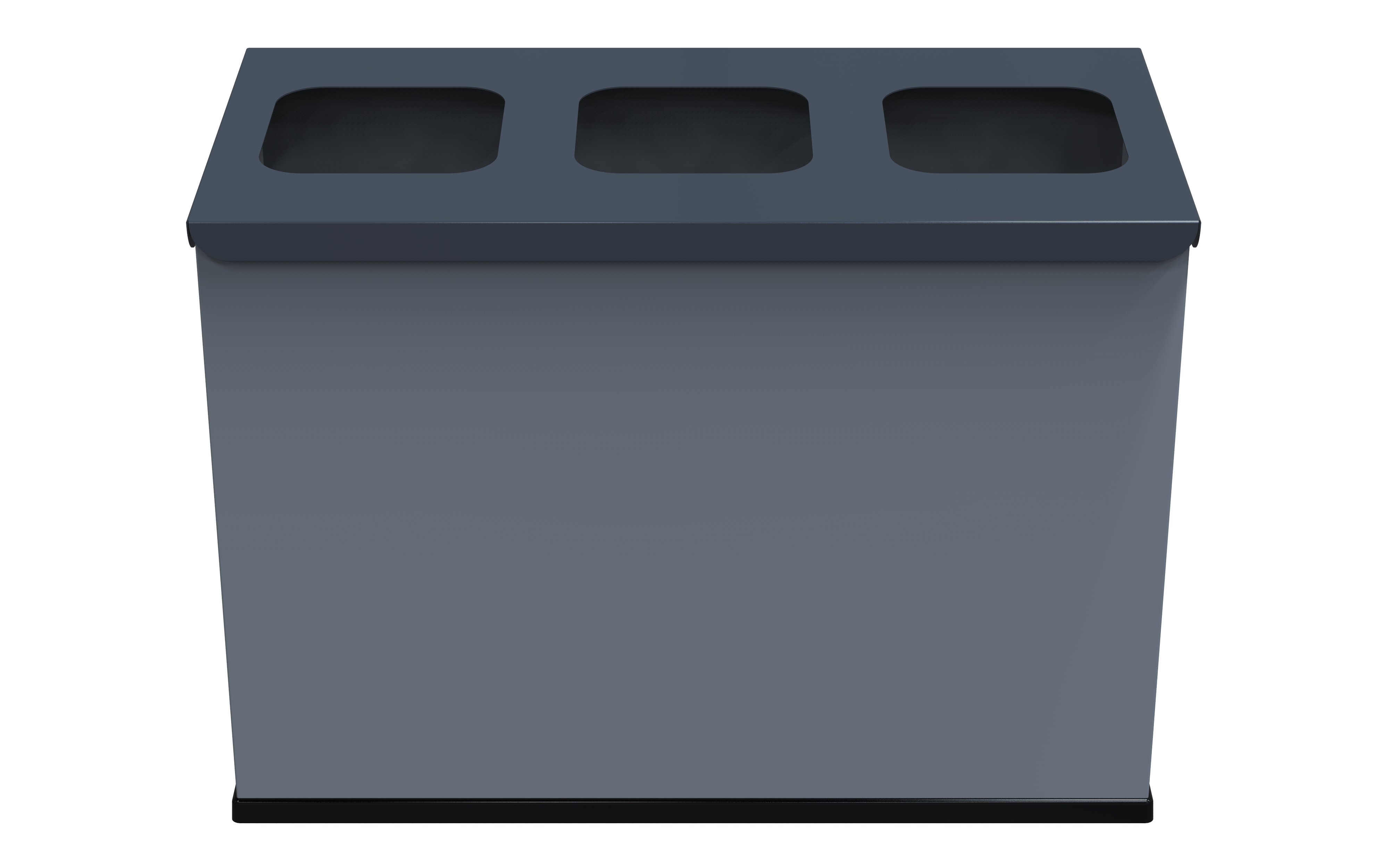 Affaldssortering-station - mini med 3 spande.