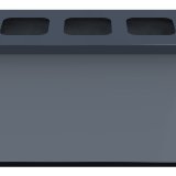 Affaldssortering-station - mini med 3 spande.