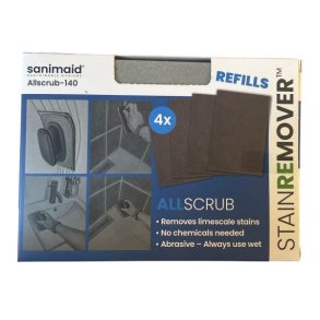 Sanimaid ALLscrub rengringspads - 140-100 mm - 4stk.