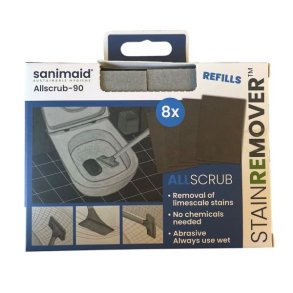 Sanimaid ALLscrub rengringspads - 90x60 mm - 8stk.