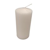 Bloklys 7x15 cm - Elfenben - 66 timer