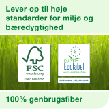 Tork Aftrringspapir Basic 1 Lags Gul - 1190 meter - 127107