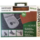 Sanimaid ECOscrub rengringspads - 90x60 mm - 8 stk.