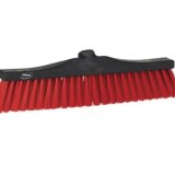 Vikan Flisekost r�d/sort medium 44 cm