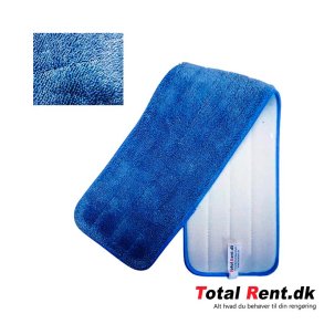 Total Microfibermoppe PLUS m/velcro, Bl, 40 cm