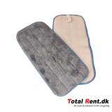 Total Mikrofiber Trmoppe m/velcro, Bl, 25 cm. 1 stk.