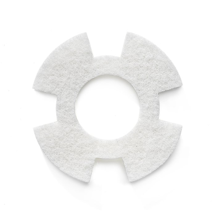 i-mop 40 rondel, hvid, 2 stk.