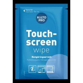 Kiilto Pro Touchscreen Wipes. 19x17 cm - 1 stk.