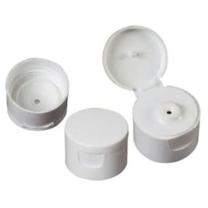 Klapkapsel til flasker/dunke 500ml, 750ml og 1 liter. Hvid - 1 stk.