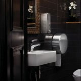 Katrin Dispenser sbe og hnddesinfektion hvid metal til 1000 ml