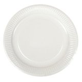 Paptallerken 23 cm, Lamineret, 50 stk/pk.