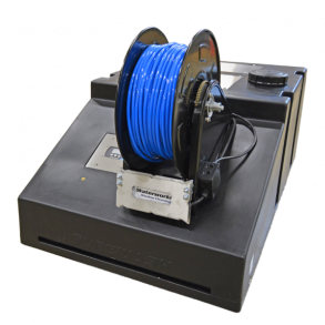 Purewash rentvands anlg 450l. Rustfri elektrisk slangeoprul legris slange 100m