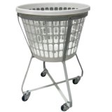 Vasketjsvogn/vaskerivogn med kurv - 32l. 