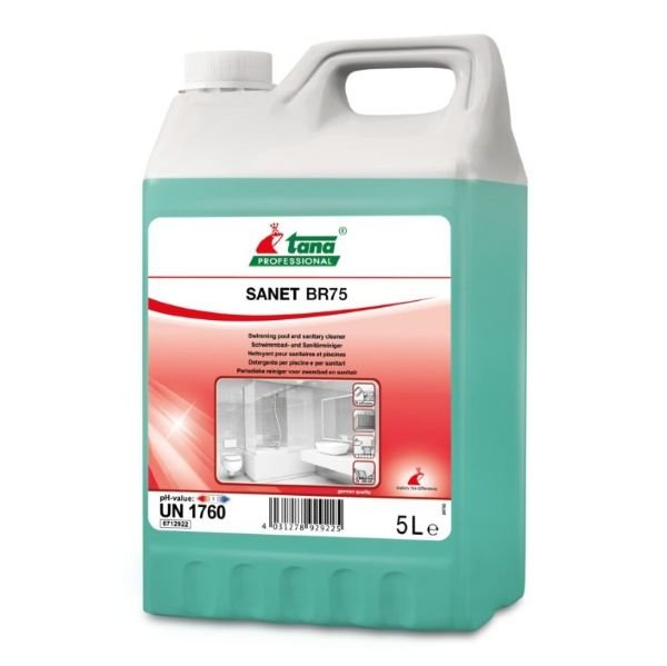 Tana Professional SANET BR 75 - Kalkfjerner, 5 l. - med farve og parfume