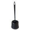 Toiletbrste - rund - sort