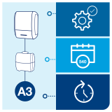 Tork Constant Airfreshener Refill, A3, Breeze duft, 32ml, 257010