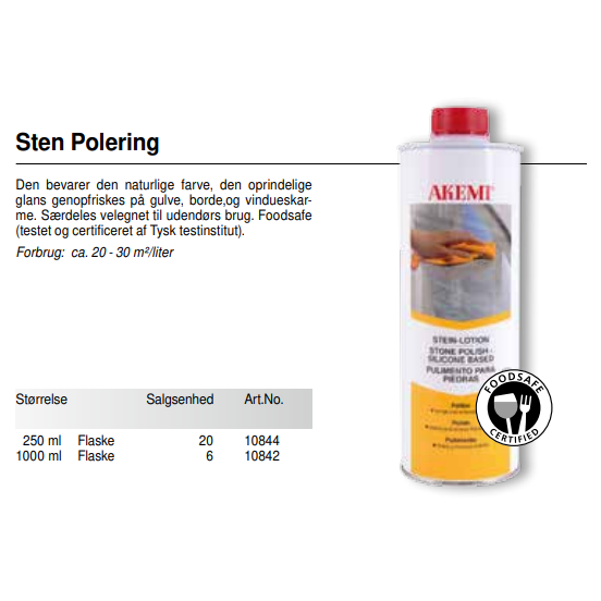 Akemi Stenpolering 250 ml