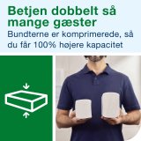 Tork Xpress Soft Multifold Hndkldeark Komprimerede, Hvide H2, Premium, 2-lags, M-fold, Large, 12 