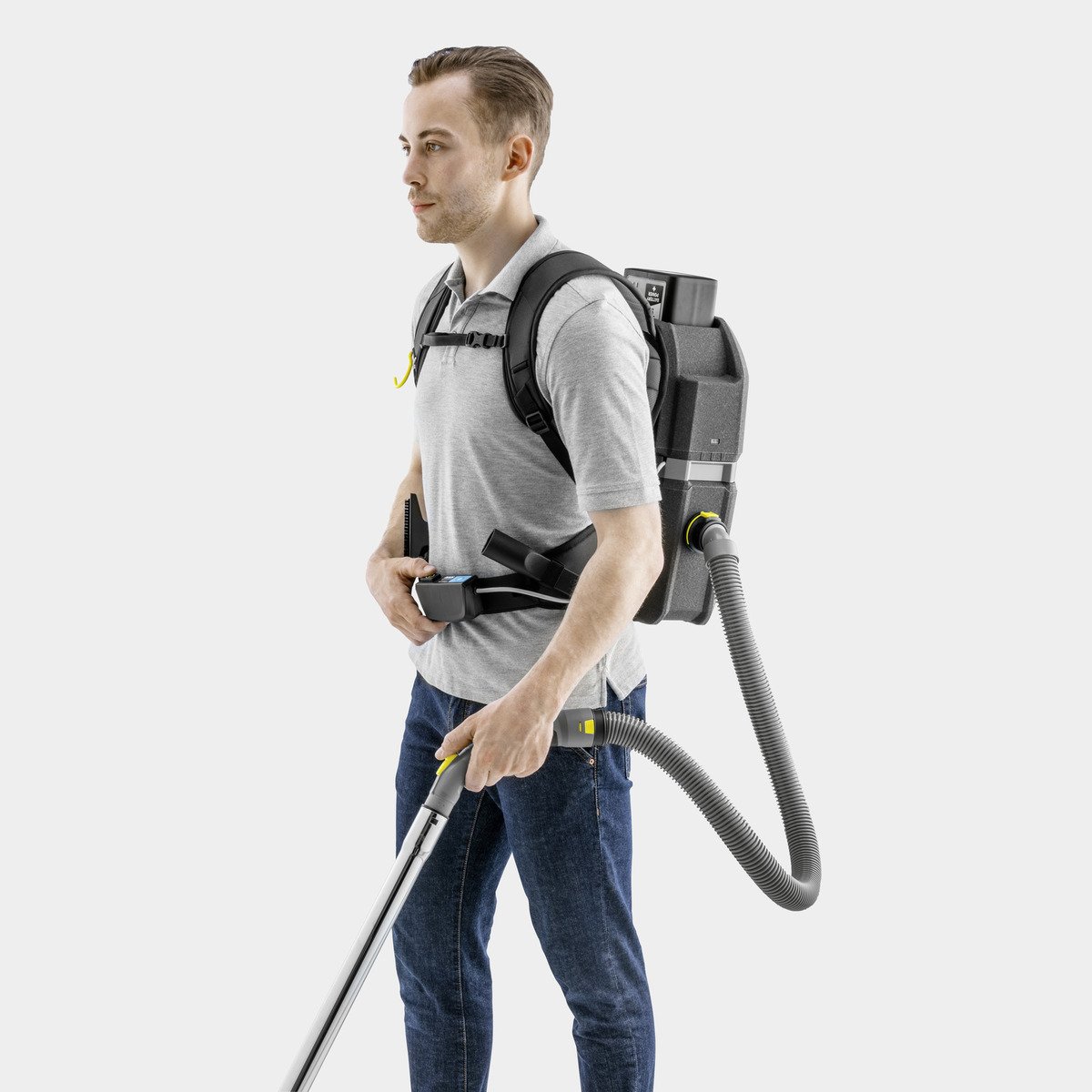 K�rcher BVL 5/1 BP Pack Batteri Rygst�vsuger med stort 7,5AH batteri og lynlader