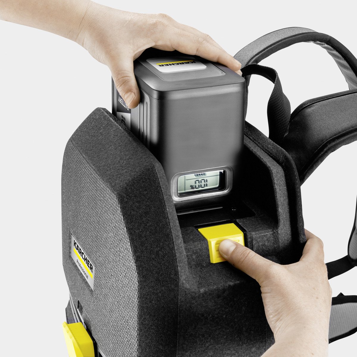 K�rcher BVL 5/1 BP Pack Batteri Rygst�vsuger med stort 7,5AH batteri og lynlader