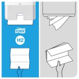 Tork Hndkldeark H2 Z-fold, 2-lags, natur(20x190 ark) 471103