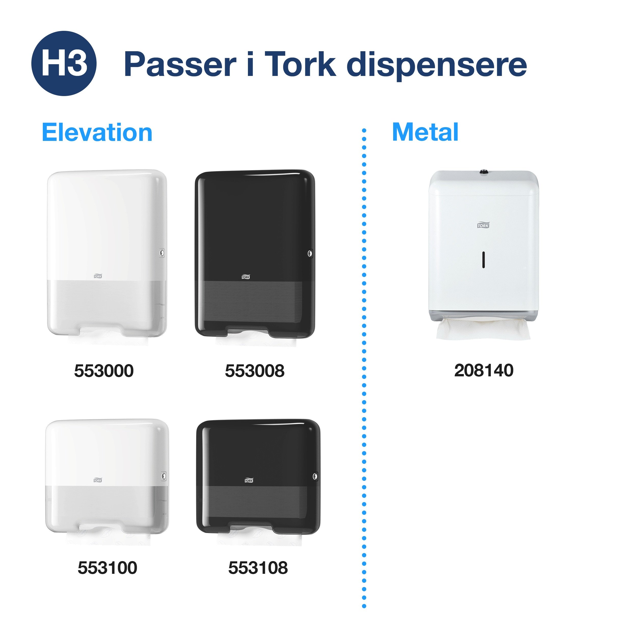 Tork Soft Singlefold Hndkldeark, H3, 2 lags, hvid (15 x 250 ark) - 290163