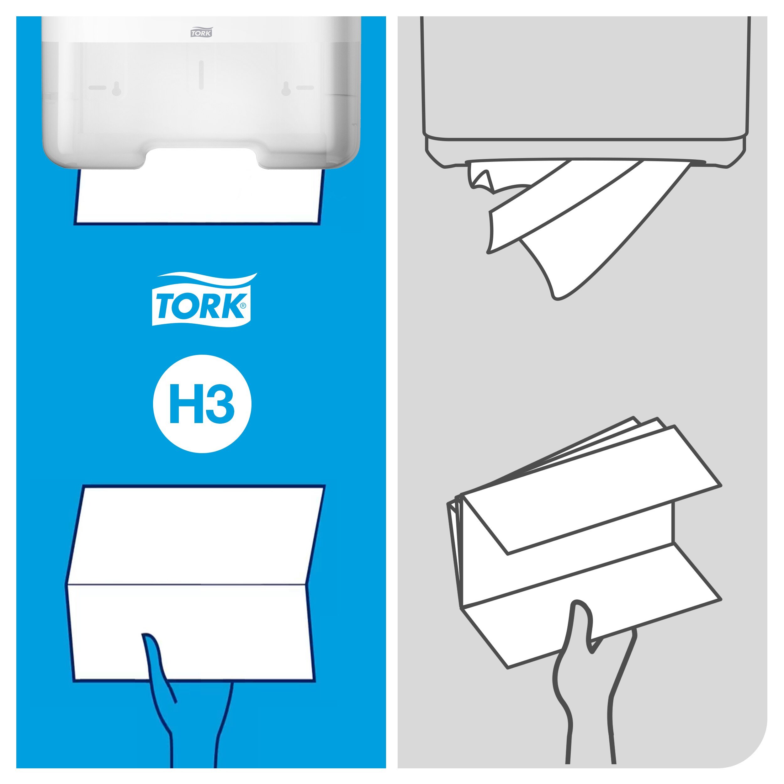 Tork Soft Singlefold Hndkldeark, H3, 2 lags, hvid (15 x 250 ark) - 290163