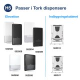 Tork PeakServe Continuous Hndkldeark, Hvide H5, Advanced, Komprimerede, 12 x 270 ark