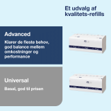 Tork H5 PeakServe Continuous Automatisk Dispenser til Hndservietter, Hj Kapacitet, Hvid