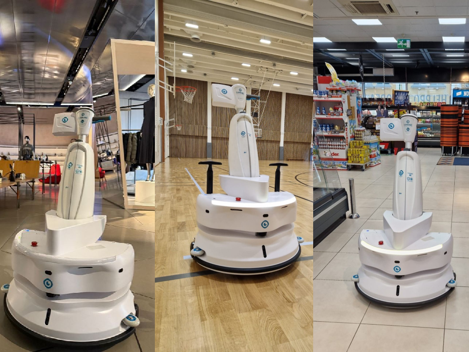 I-WALK selvk�rende gulvvasker inkl. Batteri og Lader