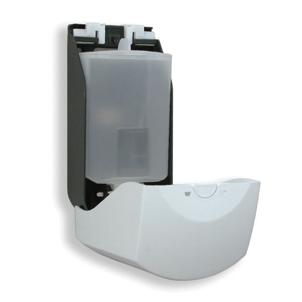 Modular S�bedispenser til opfyldning - skums�be, 900ml, hvid plast