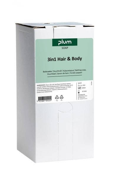 Plum 3-i-1 Hair & Body bag-in-box, 1,4 l