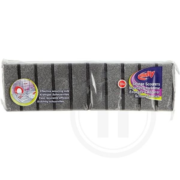 Sorte mini svampe 10 stk.