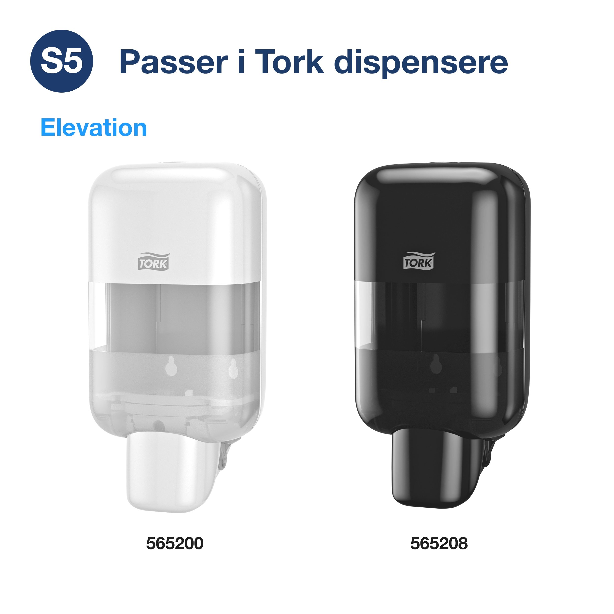 Tork Sensitiv Fugtende Hndcreme Mini S5, Uden parfume, 8 x 525ml, 425202