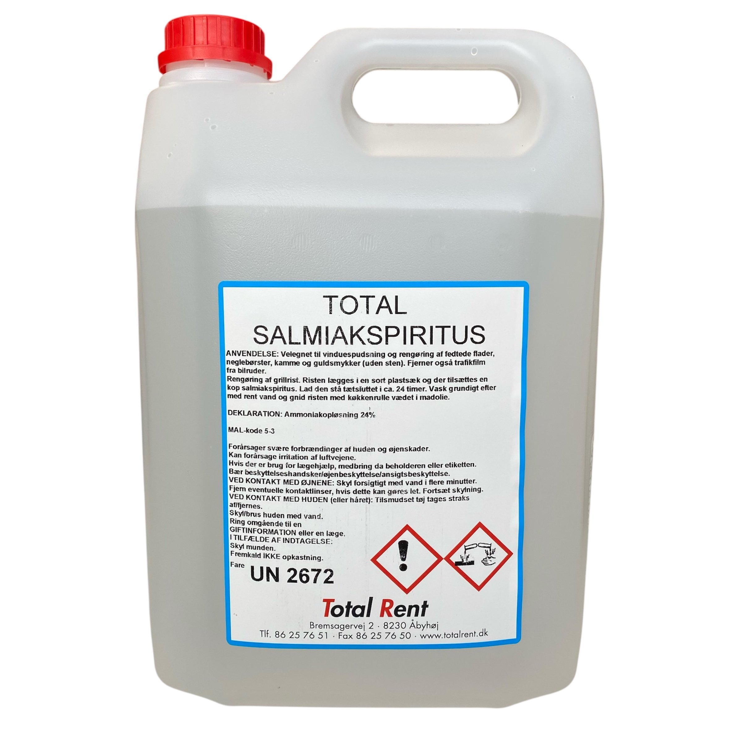Total Salmiakspiritus 24%, 5 l.
