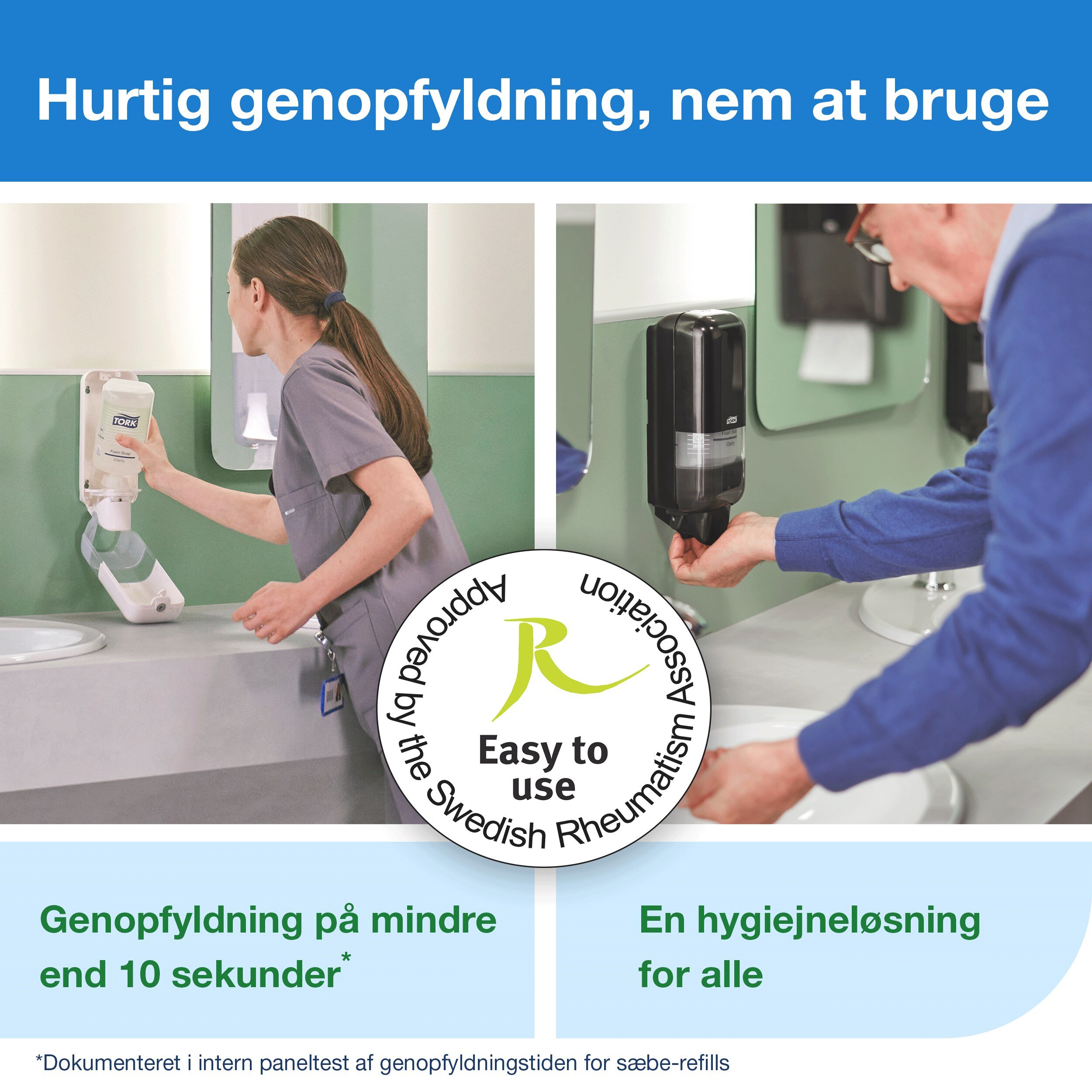Tork skum dispenser, S4 Touch free - Hvid - 561600