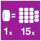 Tork dispenser, jumbo Maxi toiletruller, T1, Hvid plast - 554000