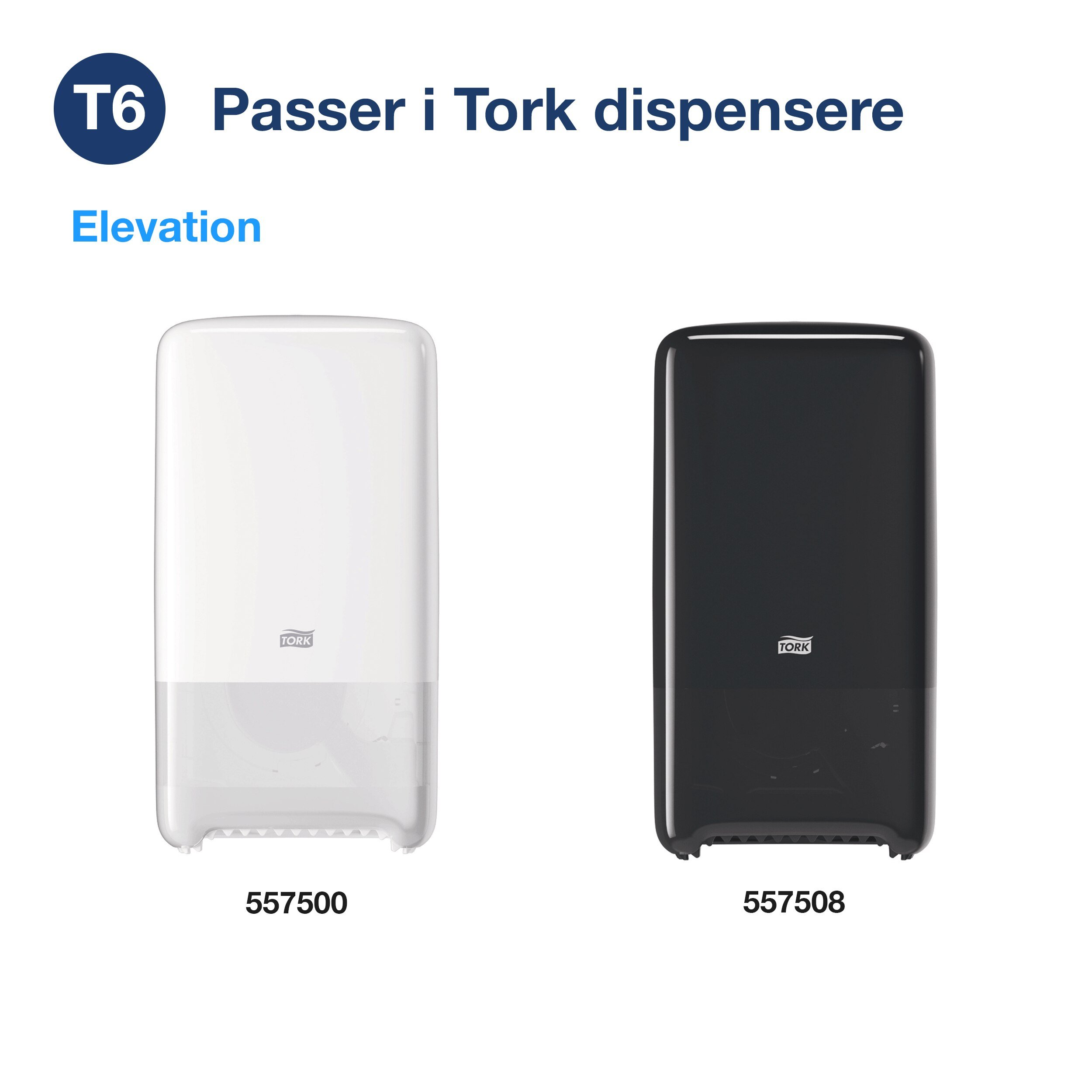 Toiletpapir Tork Premium Compact T6, 2-lags, hvid, 90 meter (27 ruller) 127520